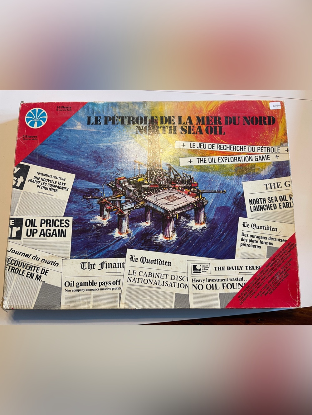 Vintage 1974 | North Sea Oil - Board Game